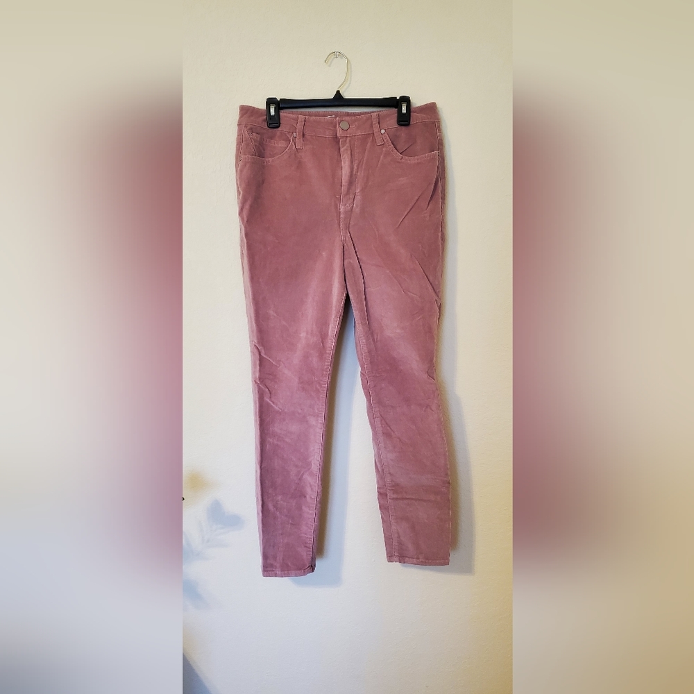Rose pink corduroy jeans